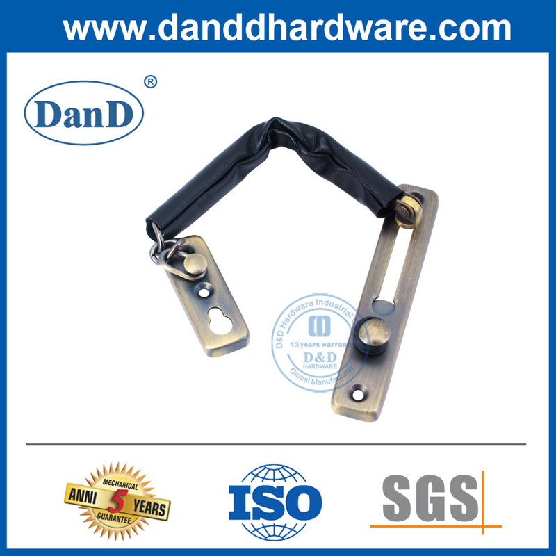 Indoor Chain Lock Stainless Steel Antique Brass Chain And Lock-DDG004