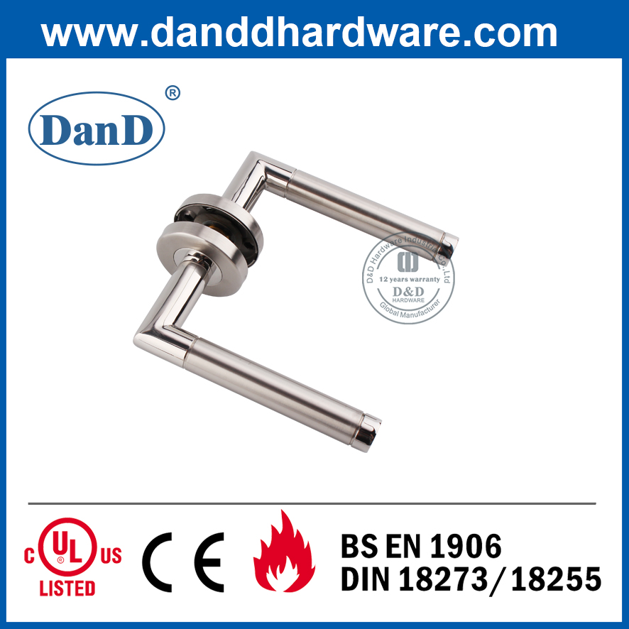 External Door Furniture Stainless Steel 304 Handle for Steel Door-DDTH021