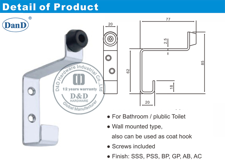 Storm Door Stopper-D and D Hardware