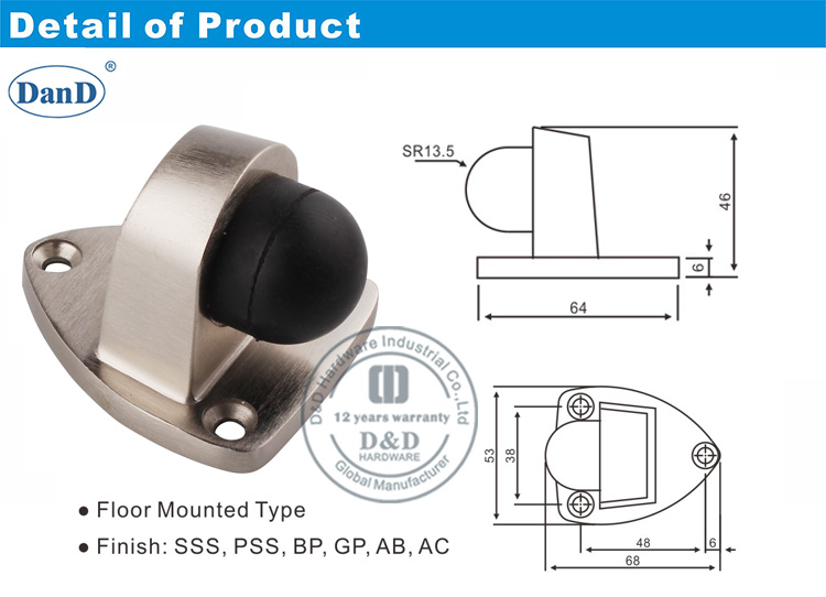 Internal Door Stop-D and D Hardware
