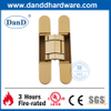 Golden Painted Zinc Alloy 3D Adjusting Invisible Hing for Heavy Door-DDCH008-G120