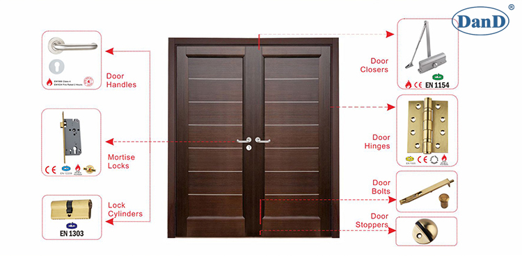 Stain brass door hardware-D and D Hardware