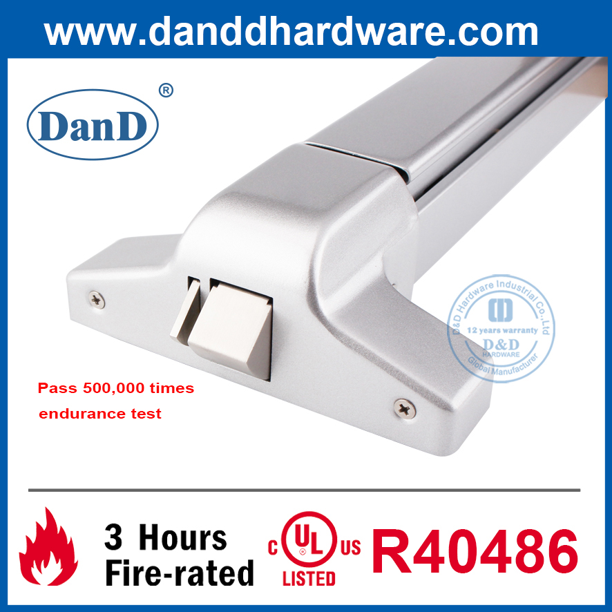 UL Listed ANSI Stainless Steel Fire Exit Rim Panic Device-DDPD003