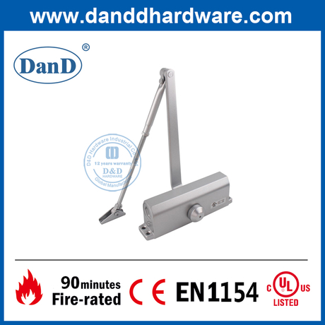UL Certification Fireproof Aluminium Hydraulic Interior Door Closer-DDDC016