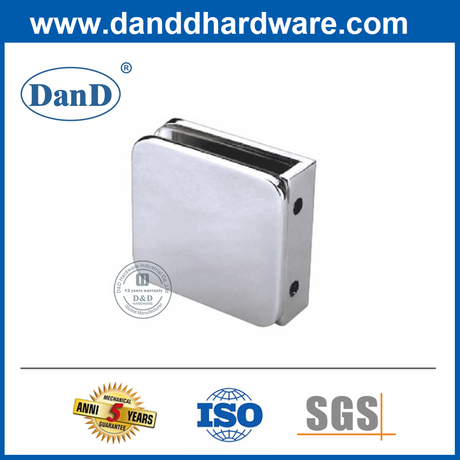 China Factory Stainless Steel Glass Fitting Clip-DDGC001
