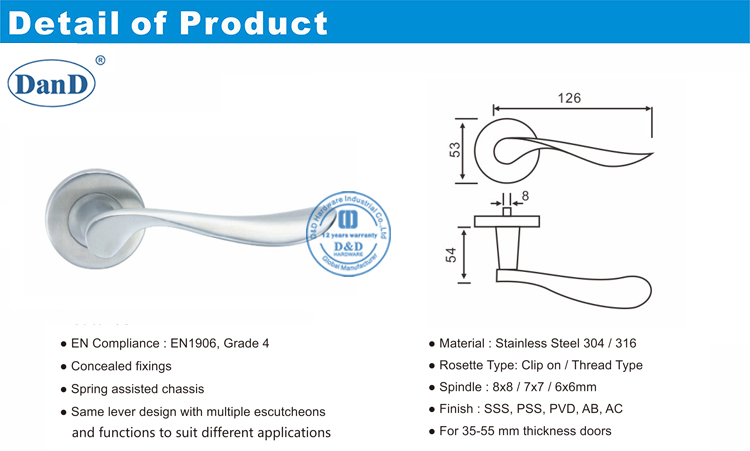 Best Door Lever-D and D Hardware