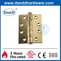 Stainless Steel 316 Polished Brass Butt External Door Hinge-DDSS001-4X3X3