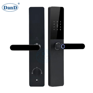 Home Office Commercial Smart Electric Digital Door Handle Lock with Fingerprint Use-DDFL006