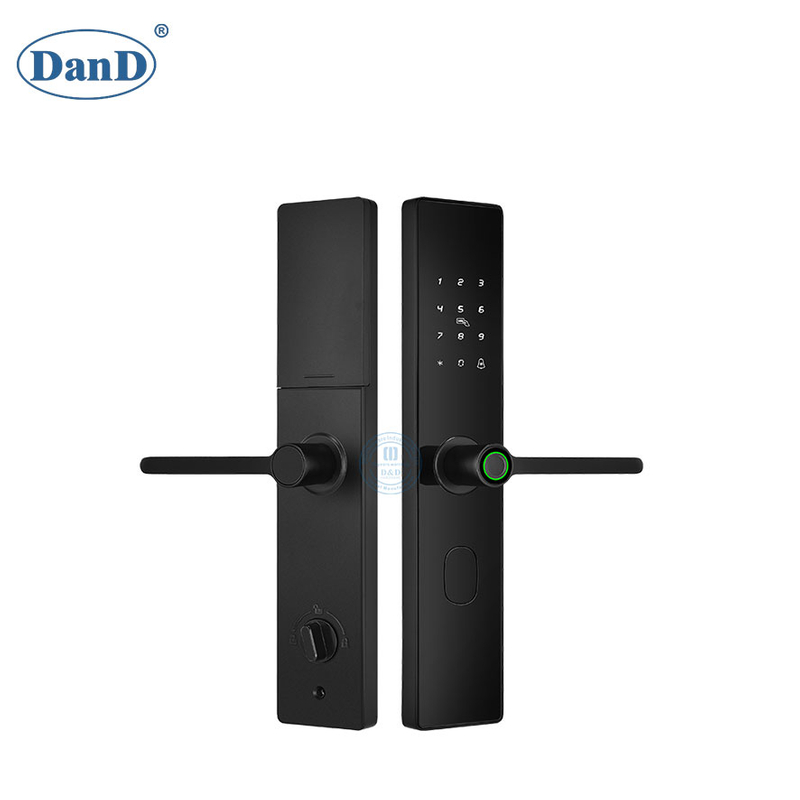 Black Smart Electronic Password Touch Screen Keypad Security Fingerprint Door Lock-DDFL005