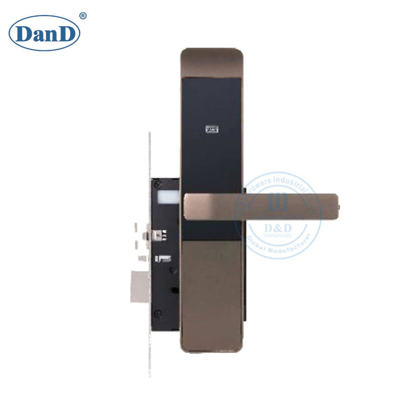 Miface Card Stainless Steel Electronic Keyless Room Security Smart Hotel Door Locks-DDFL407