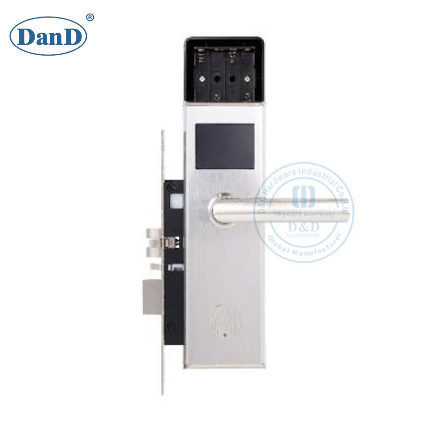 Silver Black Safety Electronic Miface Smart Card Hotel Room Locks-DDFL404