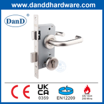 BS EN12209 Front Door Hardware Lock Set Mortise Door Lock for European Market-DDML009-5572
