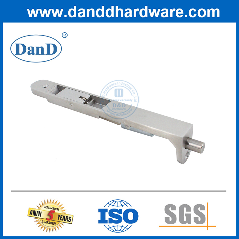 L Type Concealed Flush Bolt Stainless Steel Flush Door Bolt for UK Market-DDDB030