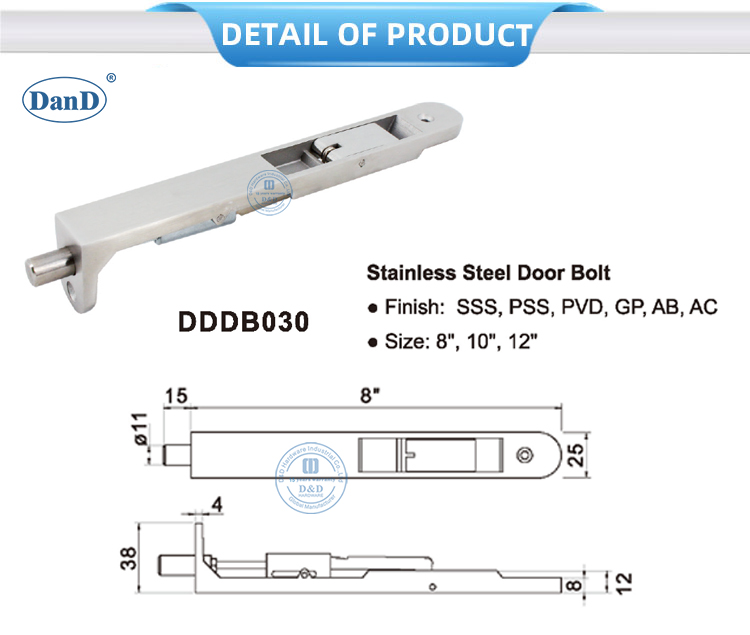 flush bolts for doors