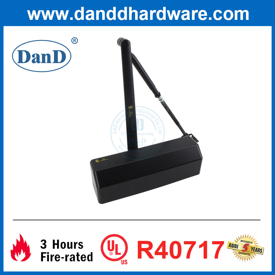 Traditional American Style Medium & Heavy Duty UL Fire Rated Door Closer for Commercial Doors -DDDC058