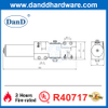 Heavy Duty Hydraulic Aluminum UL Listed Certification Back Check Hotel Fireproof Commercial Door Closer-DDDC060