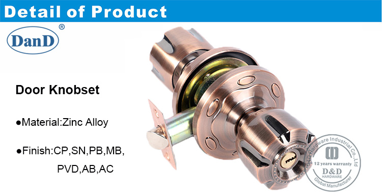 Passage Tubular Knobset-DDLK052-D and D Hardware