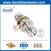 Safety Zinc Alloy Double Lock Door Knob for Wood Door-DDLK044