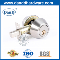 Silver Zinc Alloy Key Outside Deadbolt Lock-DDLK023
