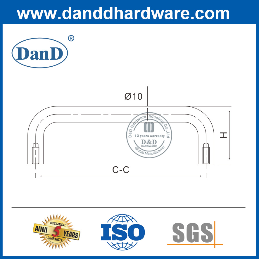 China Factory Stainless Steel Cabinet Handle-DDFH003