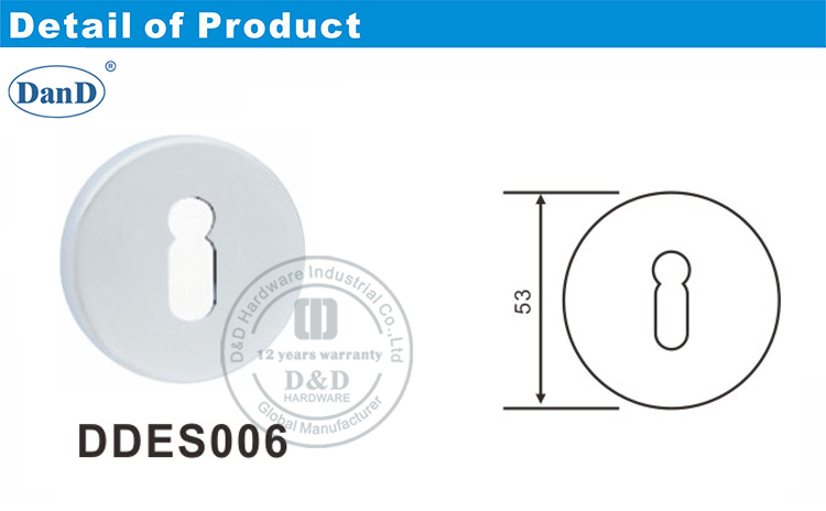 Rosette Escutcheon-D and D Hardware