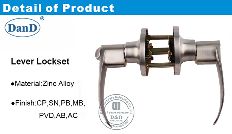 Lockset for Passage-DDLK097-D and D Hardware