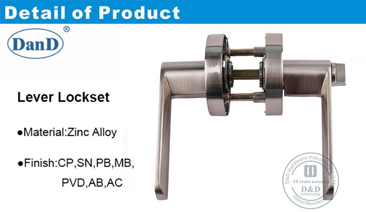 Door Lever Lock-DDLK095-D and D Hardware