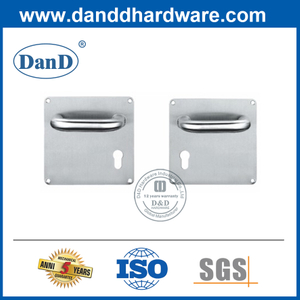 Stainless Steel U Shape Tube Lever Handle with Square Plate-DDTP001
