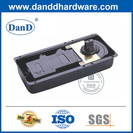 105 Degree Opening Angle Floor Spring Hinge for Glass Door-DDFS220