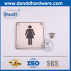 Stainless Steel Wall Mounted Female Washroom Sign Plate-DDSP002