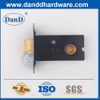 Solid Brass Black Round Forend Bathroom Deadbolt-DDML032