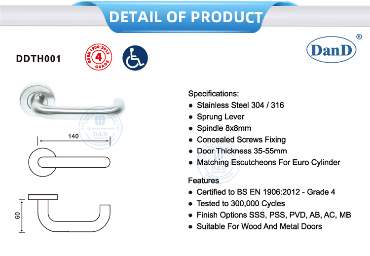 Door Handle Stainless Steel