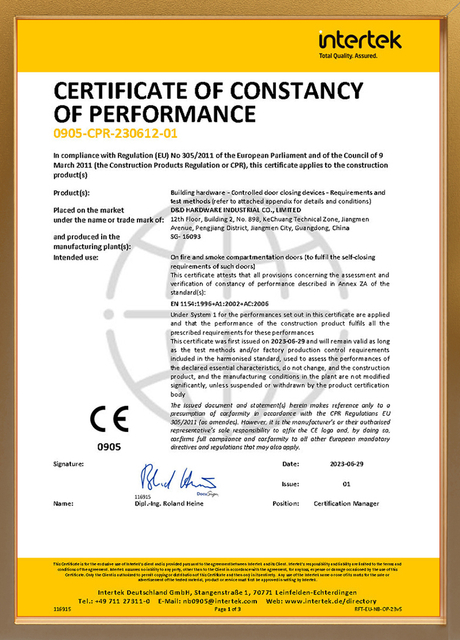 BS EN1154 Door Closer DDDC014