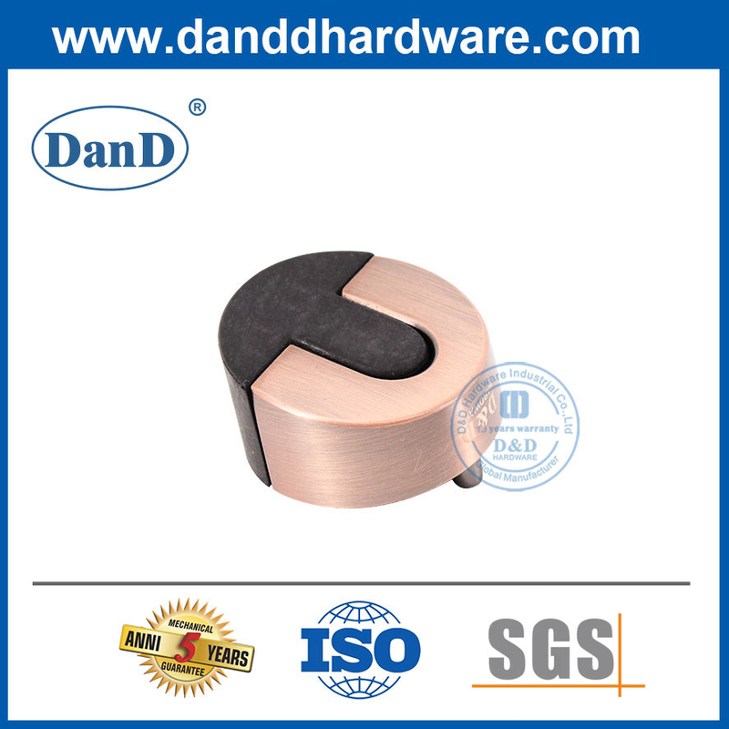 Antique Copper Internal Door Stop Zinc Alloy Floor Door Stopper Supplier-DDDS006