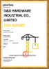 EN1935 Zinc Alloy Golden Painted 3D Adjusting Fire Rated Concealed Door Hinge-DDCH008-G40