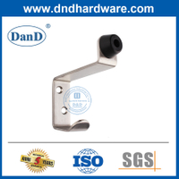 Top Door Stopper Stainless Steel Best Door Stopper with Coat Hook-DDDS024