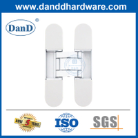 White 3D Concealed Installation 180 Degree Invisible Door Hinge Manufacturer-DDCH011