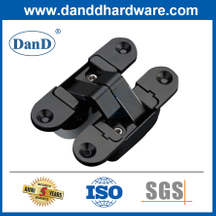 Black Zinc Alloy 3D Adjusting Concealed invisible Door Hinge Manufacturers-DDCH009