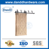 Barn Door Hardware Double Track Double Partition Sliding Parallel Door Classic Bypass Double Door Rail-DDBD021