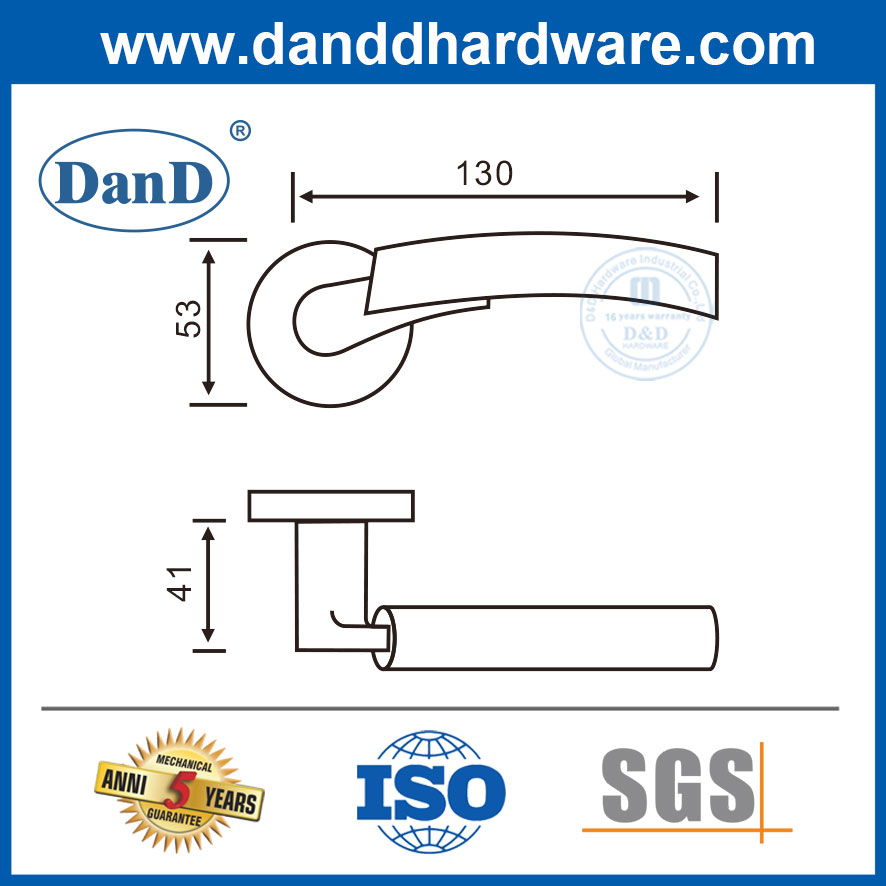 Best Quality Door Handles Stainless Steel Door Handle Replacement-DDSH017