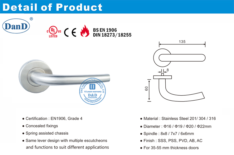 03 Door Lever Handle-DDTH004