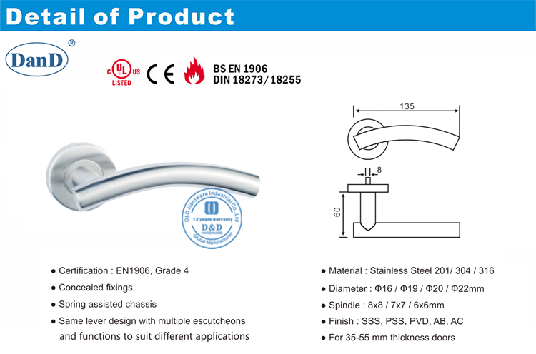 03 Door Lever Handle-DDTH005