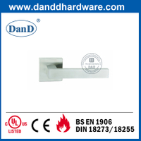 Stainless Steel 304 Square Rose External Door Handle for Bedroom Door-DDTH019