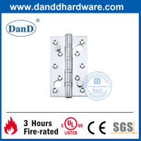SUS201 Silver Bearing Double Security Hinge for Outswing Door-DDSS013