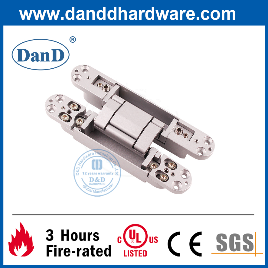 Zinc Alloy Heavy Duty 3D Concealed Door Hinge for Interior Doors-DDCH008-G80