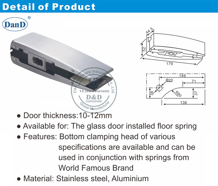 Stainless Steel Patch Fitting-D and D Hardware