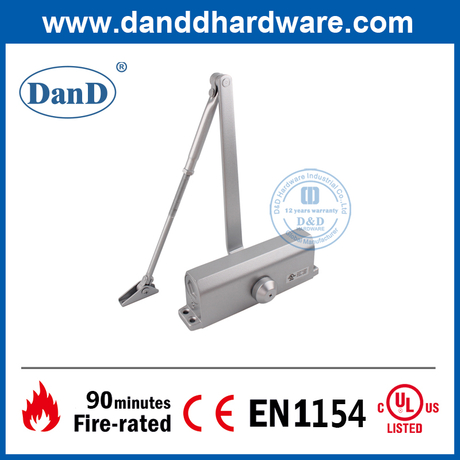 UL Aluminium Fire Rated Hold Open Hydraulic Door Closer-DDDC015
