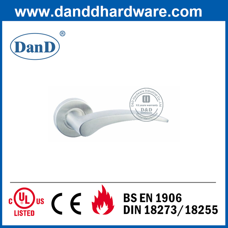 Fashion Design SS304 Solid Casting Passage Door Lever Handle-DDSH015