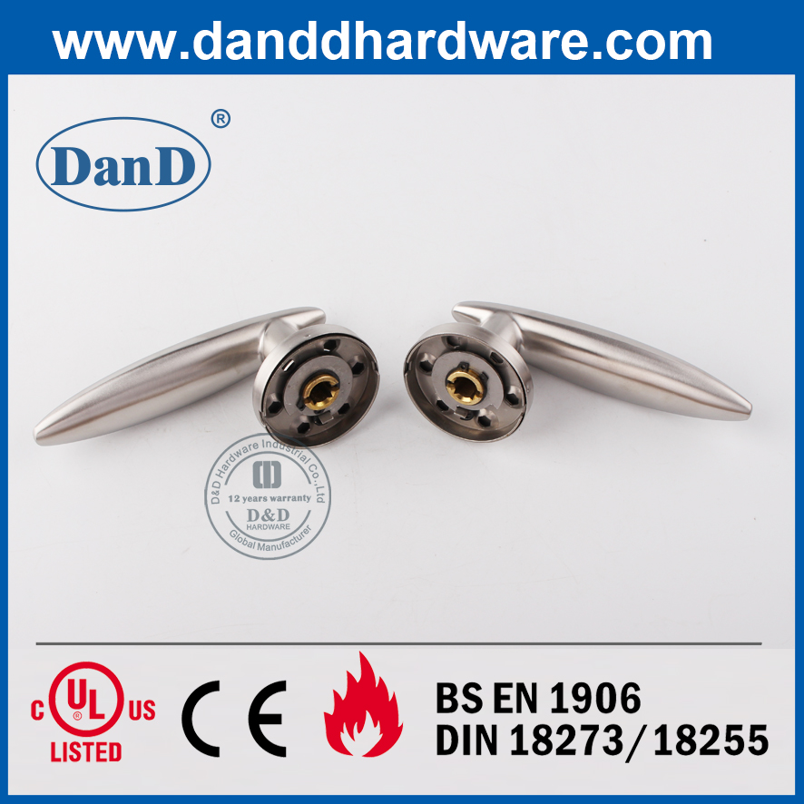 Best New Design SUS304 Solid Lever Main Door Handle-DDSH020