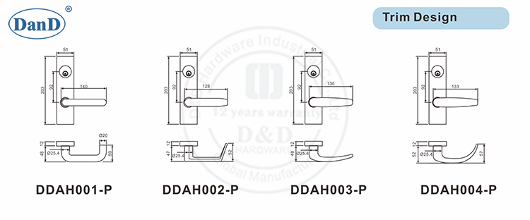 ANSI Heavy Duty Lever Handle -D and D Hardware